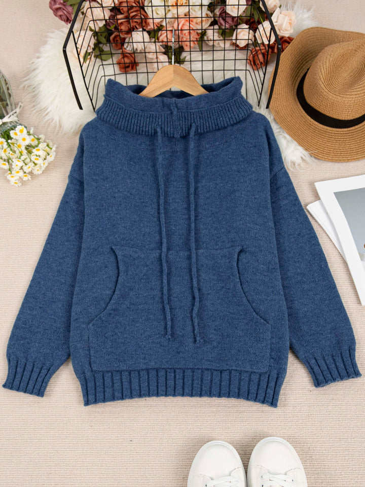 ZELINA | Sweter z Długim Rękawem z Kieszenią